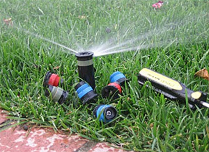 a few sprinkler part that our Baytown irrigation repair techs use on a daily basis